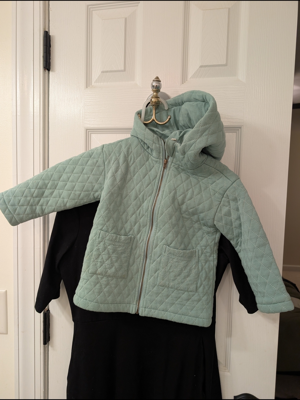 Quilted Hooded Kids Jacket - Kate Quinn 3t